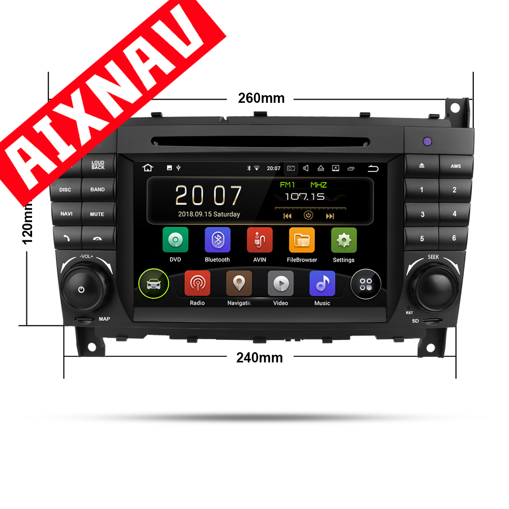 Auto Multimedia Player For Benz W203/CLK200/CLK22/C180/C200 2006-2012