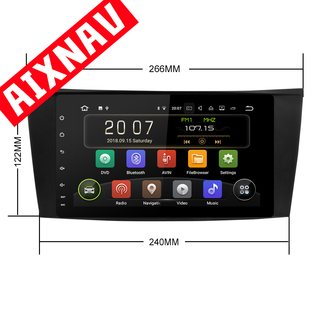 Auto Multimedia Player For Mercedes-Benz CLK-Class/E-Class 2002-2008